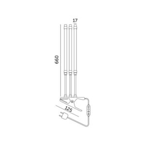 001513-10w-1.jpg VITARO 3 CLIP 10W Kobi Design LED növényi lámpa 001513