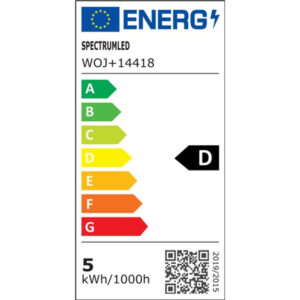 14418.jpg Okos E27 LED izzó wifis CCT, SpectrumLED Smart 5W COG körte