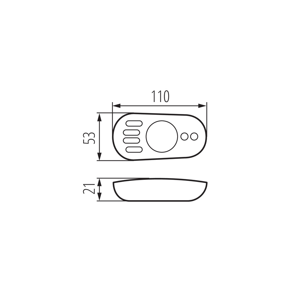 22145-1.jpg KANLUX CTRL 12/24V MONO/CCT REMOTE CCT távirányító ledszalaghoz 22145