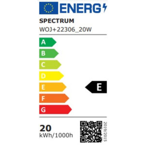 Spectrum 20W LED fénycső T8/150cm melegfehér 2300 lm egyoldali bekötés, üveg WOJ22306_20W