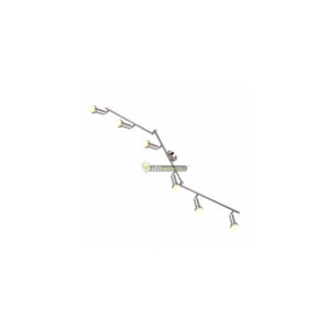 izzófoglalat – GLOBO 56044-6 Ledes lámpatest és 6 db E14 4W=35W melegfehér LED izzó
