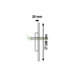 Rábalux 24W 3100 lumen AC230V mágneses beépíthető LED modul, természetes fehér2142