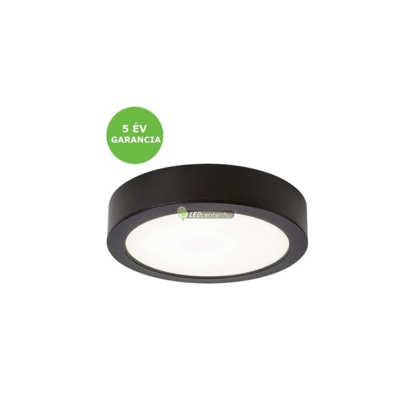 Rábalux SHAUN 24W kerek fekete LED mennyezeti lámpa, IP44