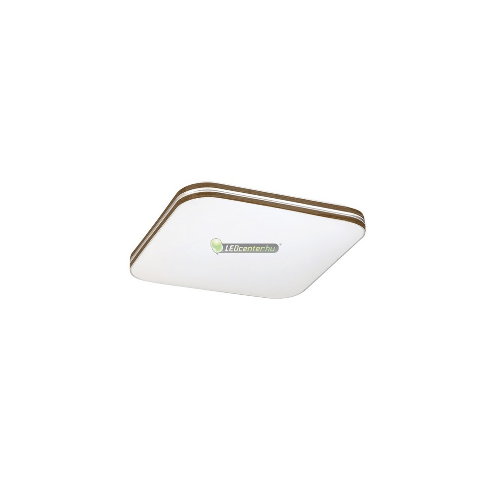 2764-Oscar-18W-led-mennyezeti-lampa-termeszetes-feher-5-ev-garancia-1.jpg Rábalux OSCAR 71174 négyzet LED mennyezeti lámpa, 18W, fehér/dió, természetes fehér