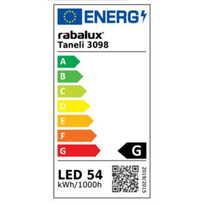 3098-energiacimke.jpg Rábalux TANELI mennyezeti lámpa 54W energiacímke