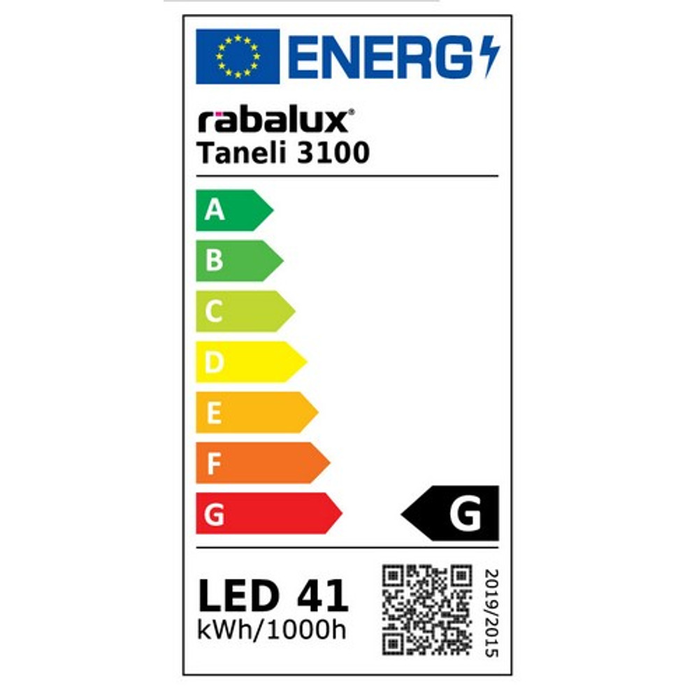 3100-energiacimke.jpg Rábalux TANELI mennyezeti lámpa 41W energiacímke