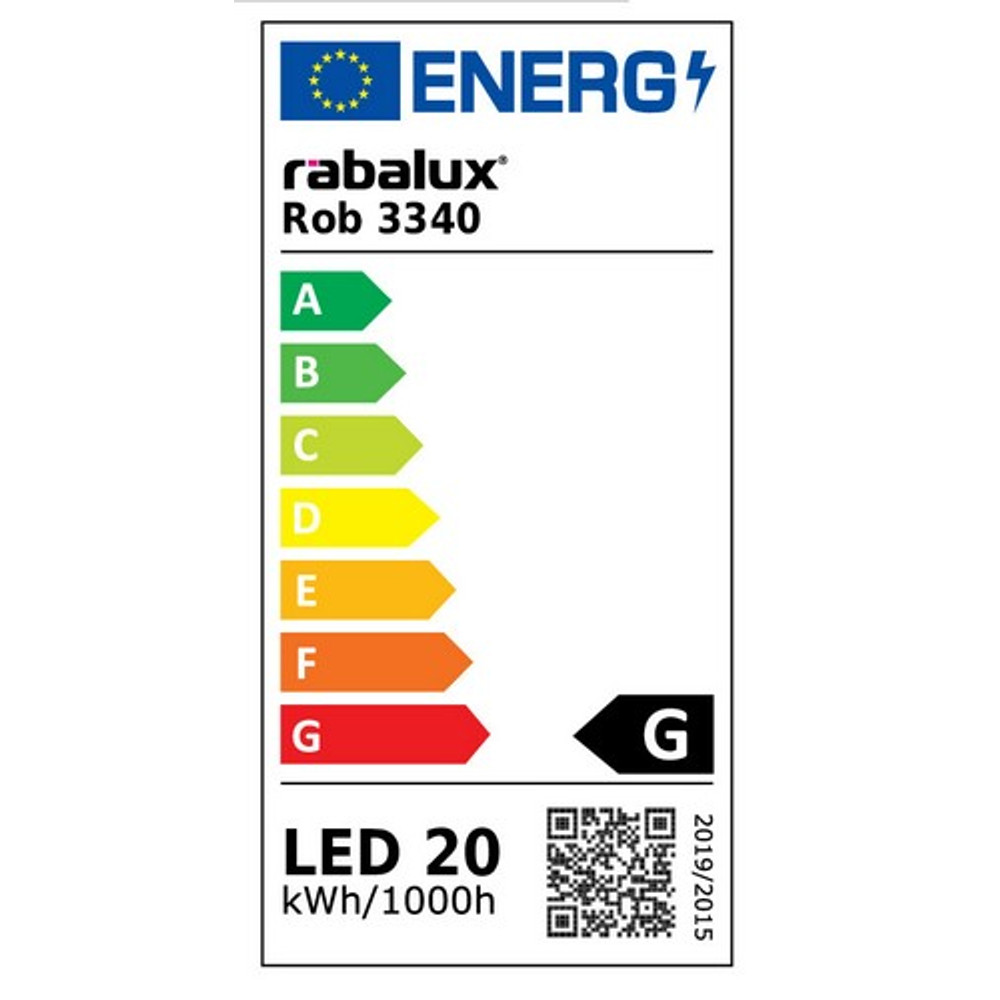 Rábalux ROB LED 20W négyzet mennyezeti lámpa, melegfehér 5évG