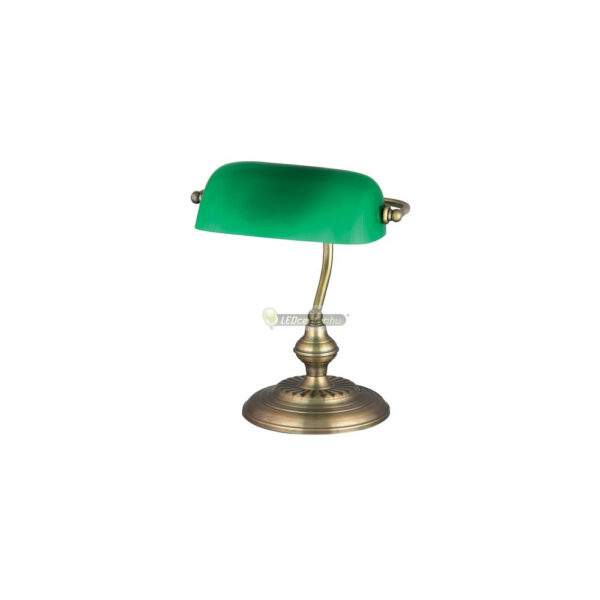 4038-BANK-asztali-lampa-zold-1.jpg Rábalux BANK 4038 asztali- és olvasólámpa, bronz