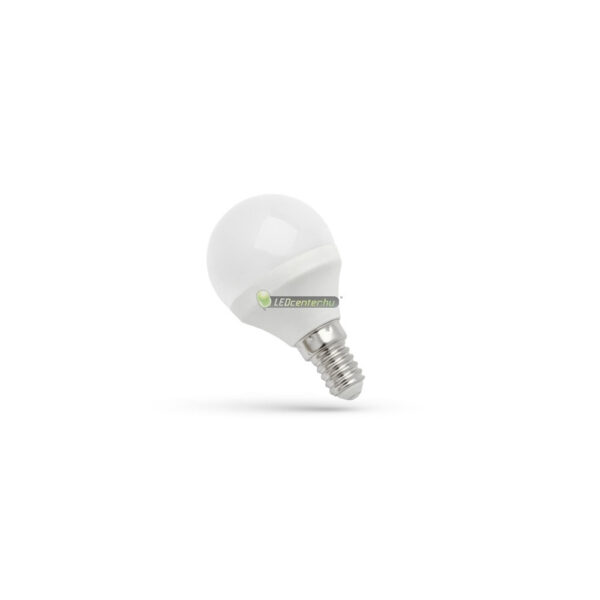 SpectrumLED E14 LED kisgömb izzó melegfehér 3000K, 6W 480 lm