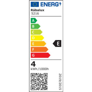 Rábalux GREG sorolható pult LED lámpa energiacímke