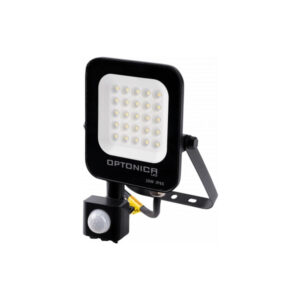 SLIM2 fekete LED reflektor, 20W, 1800 lumen, természetes fehér