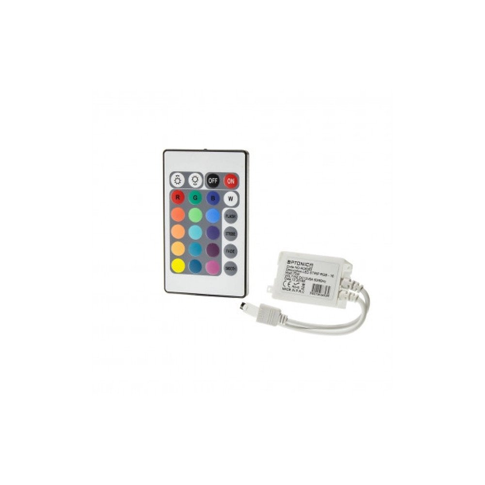 LUNA mini RGB dimmer fehér LUNA-9 RF távirányítóval LED szalaghoz
