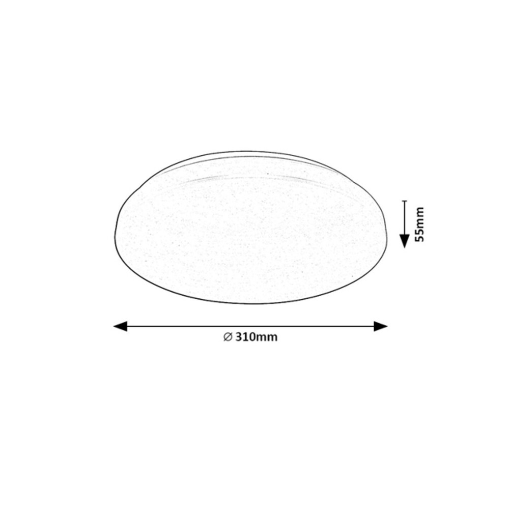 Rábalux CERRIGEN 24W CCT, RGB, wifi, bluetooth, dimmelhető mennyezeti LED okos lámpa 5évG 71035