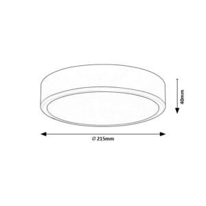 71246-LAURI-CCT-fekete-led-mennyezeti-lampa-3.jpg Rábalux LAURI 22W CCT (hideg-természetes-melegfehér) fekete mennyezeti LED lámpa 5évG 71246