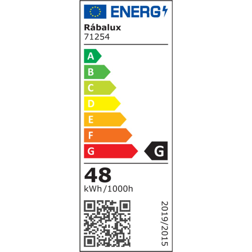 Rábalux SAMIRA IP44 LED 48W fürdőszobai-mennyezeti-kültéri lámpa 5évG 71254