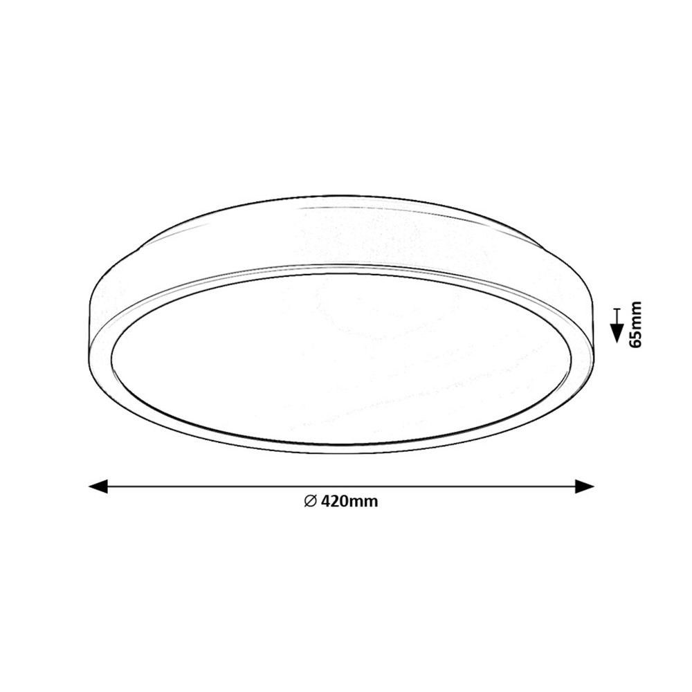 71259-Samira-ip44-feher-furdoszobai-mennyezeti-lampa-3.jpg Rábalux SAMIRA IP44 LED 48W fehér fürdőszobai-mennyezeti-kültéri lámpa 5évG 71259