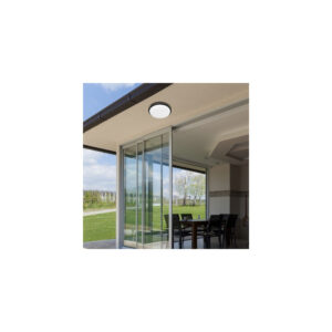 7407-HORT-fekete-kerek-15w-ip54-kulteri-fali-mennyezeti-led-lampa-2.jpg HORT kültéri mennyezeti lámpa kerek fekete természetes fehér fény