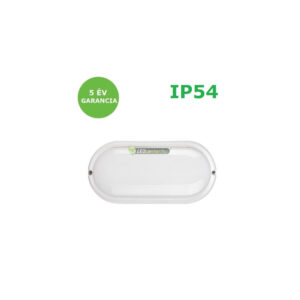 Rábalux HORT fehér ovális IP54 LED 15W kültéri mennyezeti lámpa, természetes fehér 5évG