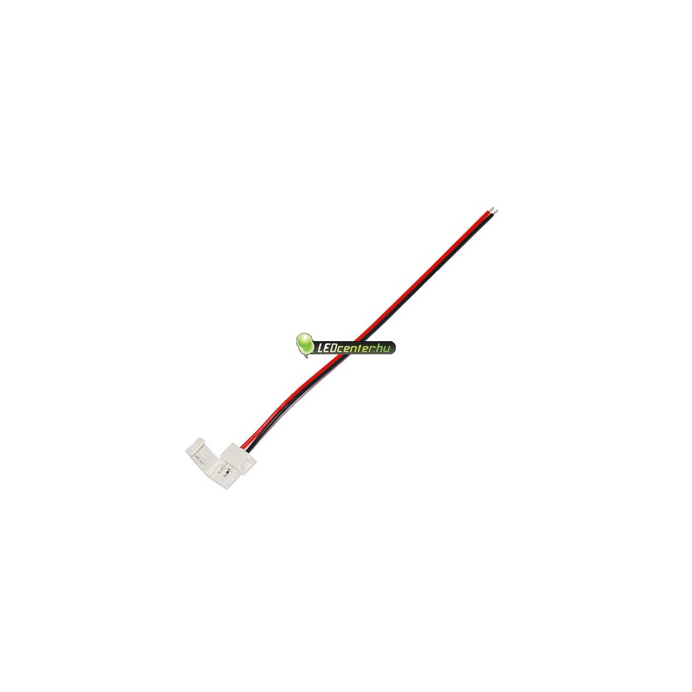 743a8fe5489d389b8b28e176789df29b.jpg Forrasztásmentes betáp 8mm LED szalaghoz, 5cm vezetékkel