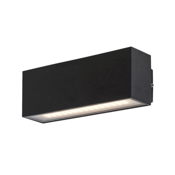 Rábalux MATARO 10W fekete kültéri fali LED lámpa, IP54