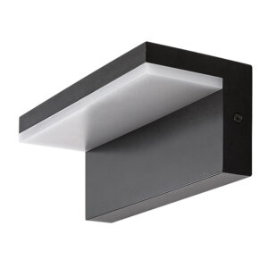 Rábalux ZARAGOZA 10W LED fekete kültéri fali lámpa IP54 5évG 77092