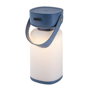 Rábalux FUNES kültéri asztali LED lámpa kék 3Watt,IP44, akkumulátoros 77145
