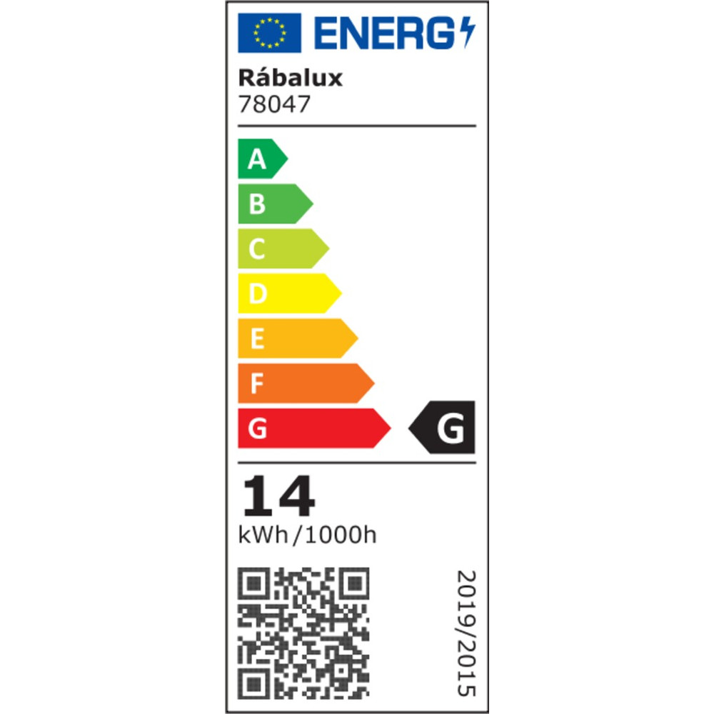 Rábalux BAND2 230V/14W 1050lm 530mm alumínium fekete pult LED lámpa, természetes fehér 5évG 78047
