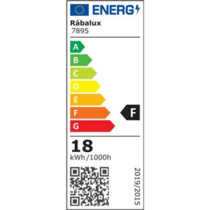 Rábalux TARTU IP44 LED 18W kültéri mennyezeti lámpa, választható színhőmérséklet 5évG