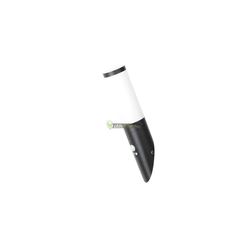 8146-BLACK-TORCH-fekete-kulteri-E27-falikar-mozgaserzekelos-1.jpg BLACK TORCH mozgásérzékelős falikar fekete kültéri E27 fali lámpa IP44