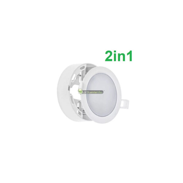ALGINE-2in1-6W-led-panel-580-lumen-2.jpg SpectrumLED ALGINE 6W 2in1 kerek fehér LED mennyezeti lámpa