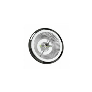 SpectrumLED AR111/ES111 GU10 230V 10W 20° melegfehér szpot izzó, fekete 2évG WOJ14566