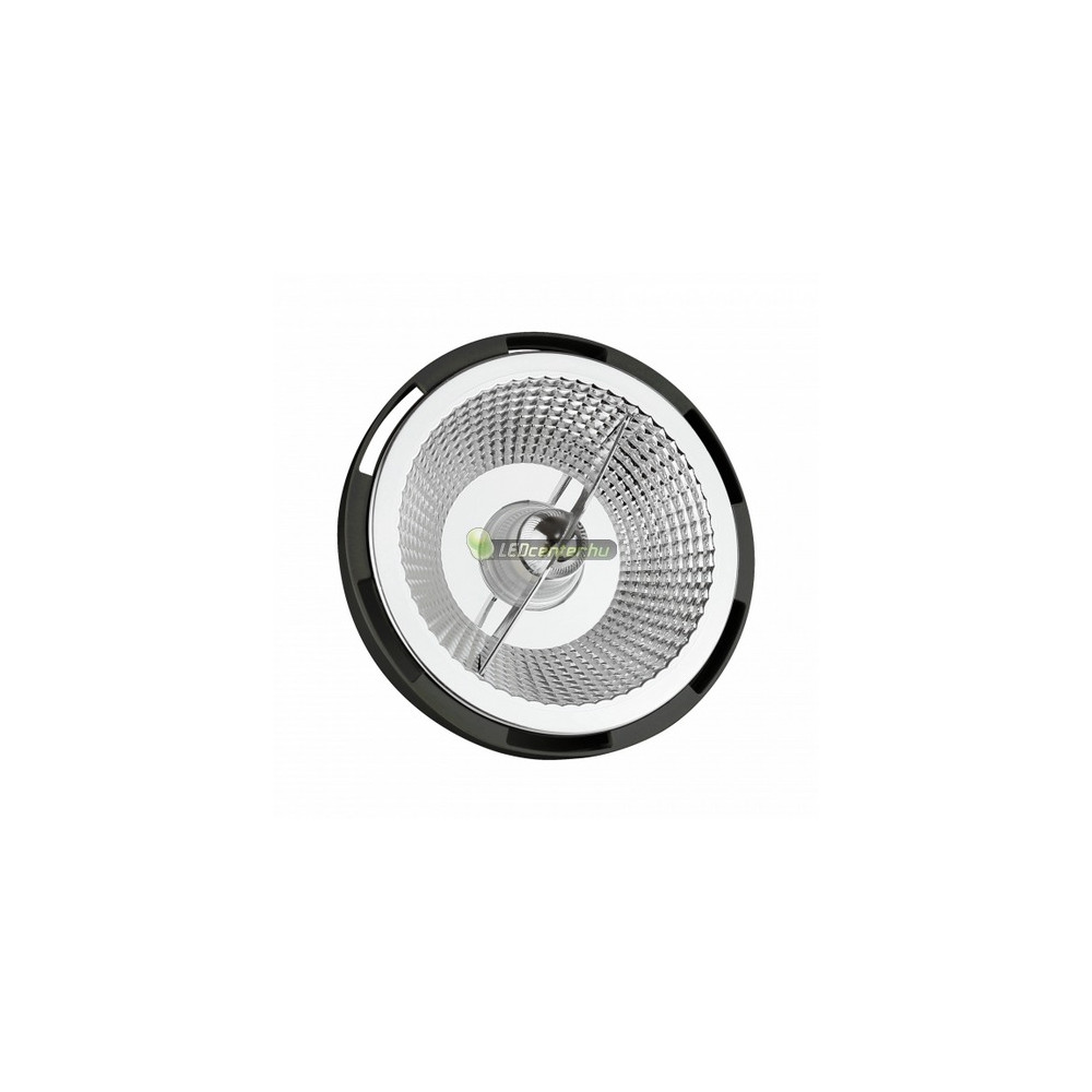SpectrumLED AR111/ES111 GU10 230V 10W 20° melegfehér szpot izzó, fekete 2évG WOJ14566