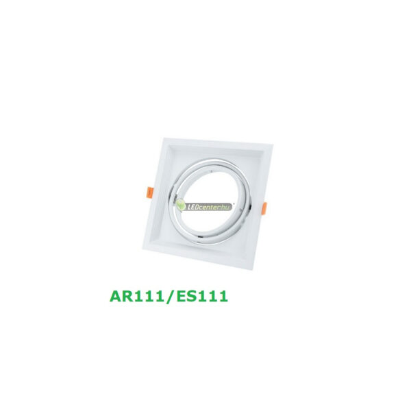 AR111-ES111-LED-szpot-lC3A1mpatest-fehC3A9r-szimpla.jpg AR111/ES111 billenthető ledes lámpatest, szimpla, fehér, 180x180 mm