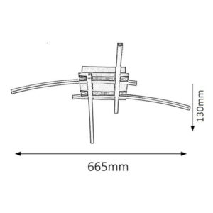 Rábalux Alexis modern, dizájn LED lámpa 36W, TERMÉSZETESfehér 5évG 2503
