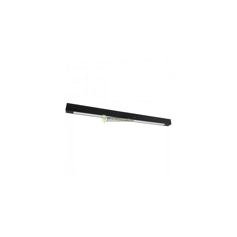 SpectrumLED ALLDAY fekete minimál szimpla LED fénycső lámpatest, 120 cm