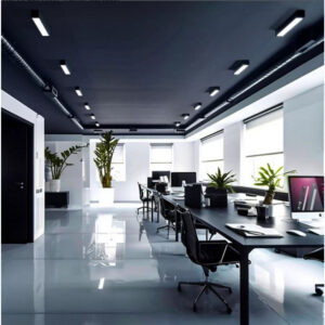 SpectrumLED ALLDAY fekete minimál design szimpla LED fénycső lámpatest, 120 cm