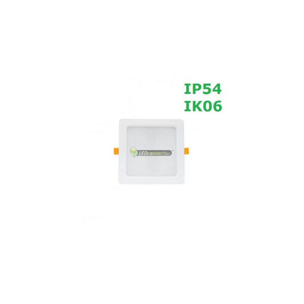 DURE-3-18W-IP54-IK06-negyzet-led-lampatest.jpg SpectrumLED DURE 3 18W IP54 IK06 mélysugárzó LED mennyezeti lámpa