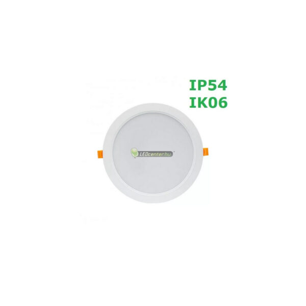 DURE-3-24W-IP54-IK06-kerek-led-lampatest.jpg SpectrumLED DURE 3 24W kerek mélysugárzó LED mennyezeti lámpa