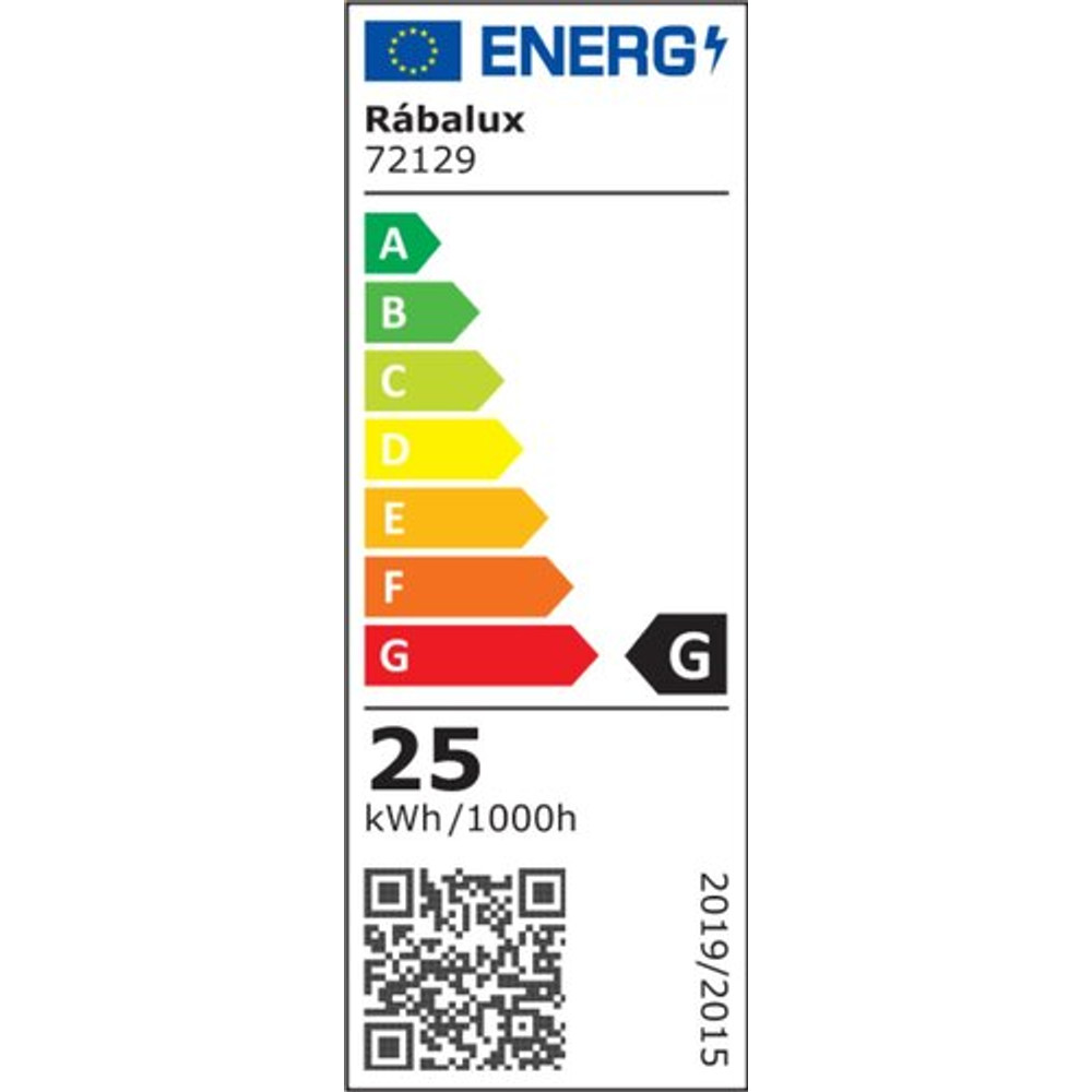 Rábalux Elia modern, dizájn LED lámpa 25W, melegfehér 5évG 72129