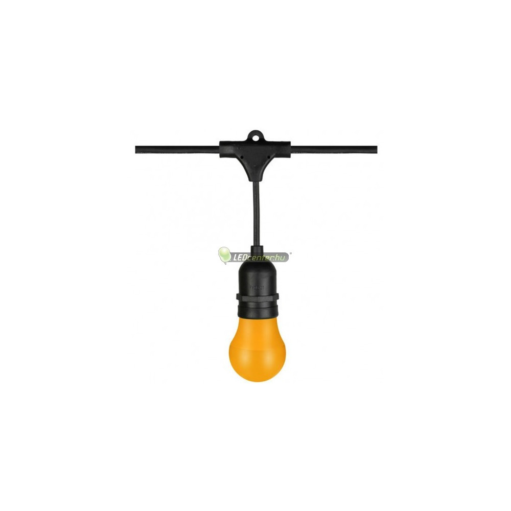 SpectrumLED GIRLANDA 10m 10db E27/230V IP44 party füzér, party kábel, toldható WOJ14342