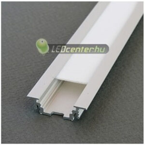 GROOVE LED aluprofil 1000 mm, fedővel, záróvégekkel, rögzítővel