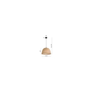 KOBI-001481-.webp Függeszték BOHO BOSU 1xE27 001481