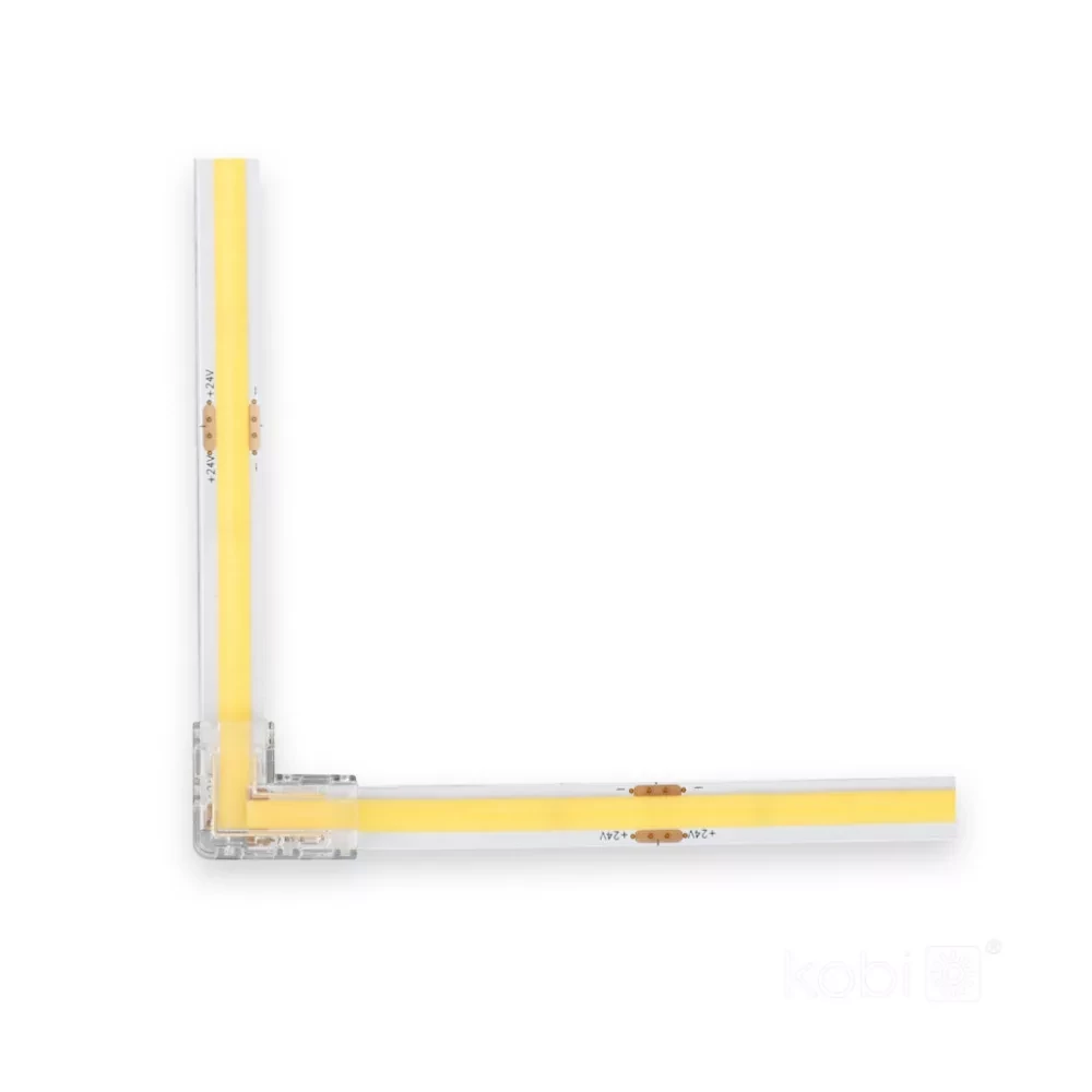 COB led szalag sarok toldó 8mm KOBI-003934