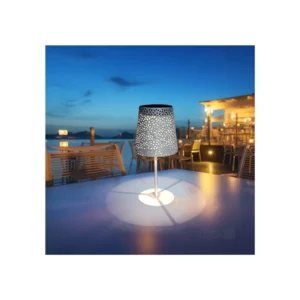 Napelemes-solar LED LUVETRA kerti asztali lámpa fehér 4000K KOBI-004510