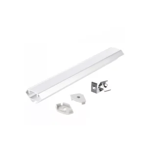 KOBI-004635_2.webp Corner2 sarok LED profil szett opál fedlappal, fehér