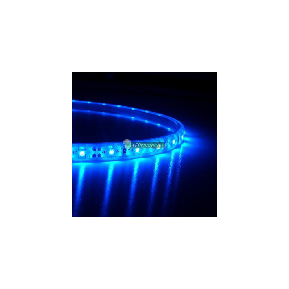 Kültéri kék LED szalag 60 SMD3528 szilikon borítással