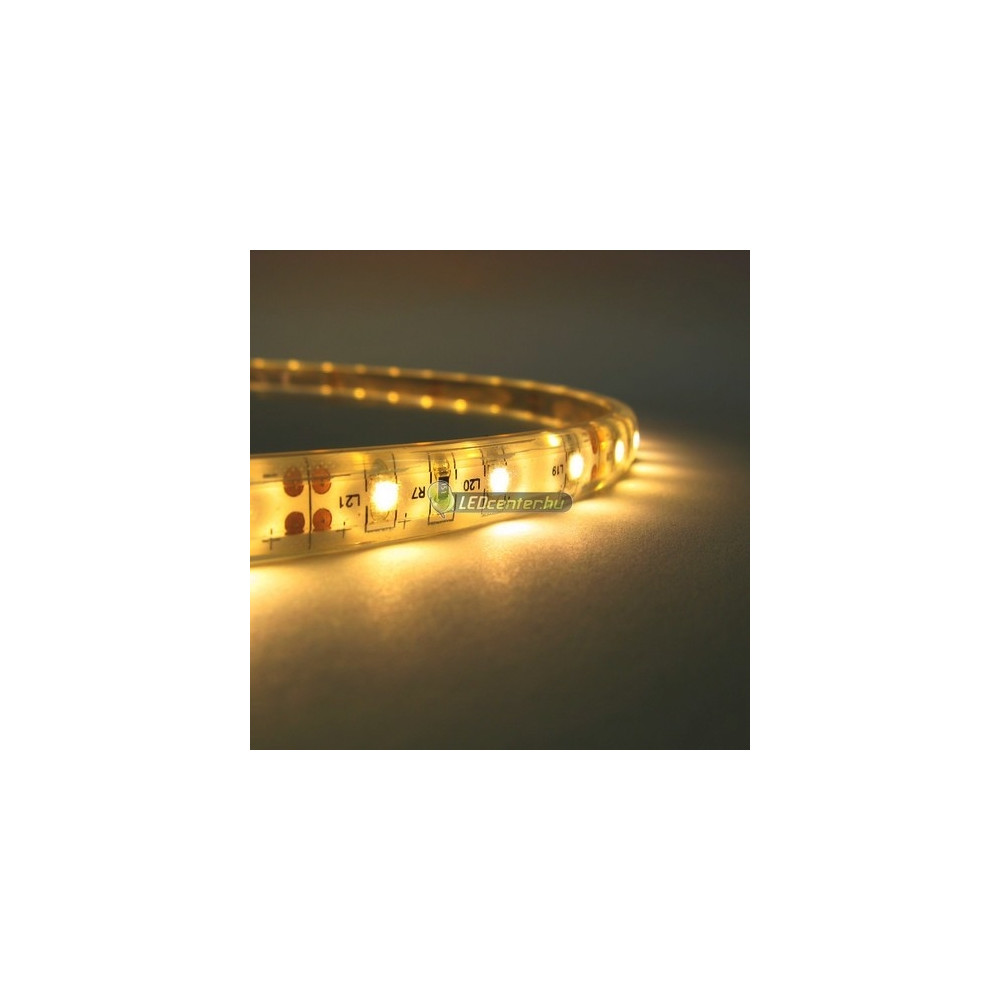 AURORA kültéri LED szalag melegfehér SMD3528 szilikon borítással