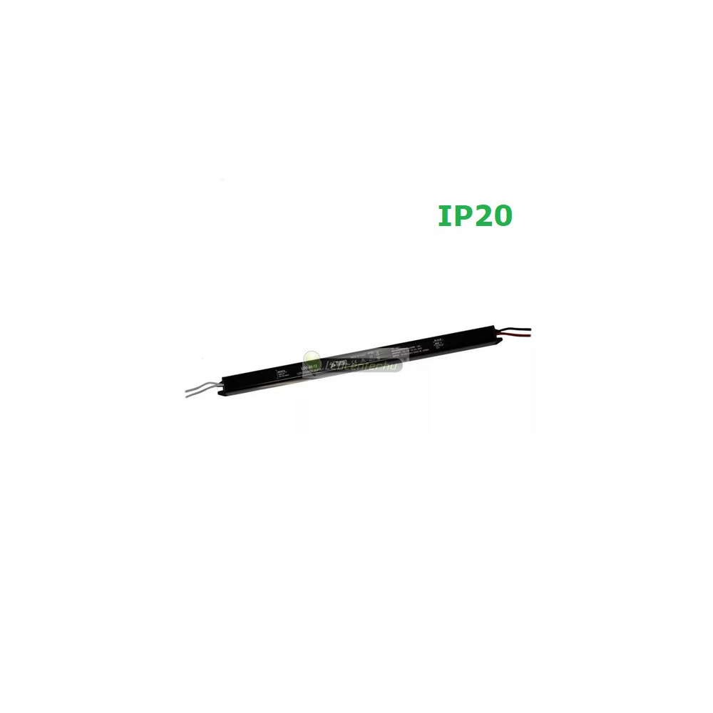 LEDIS Slim 60W DC12V stabilizált LED tápegység, 316x18x18 mm