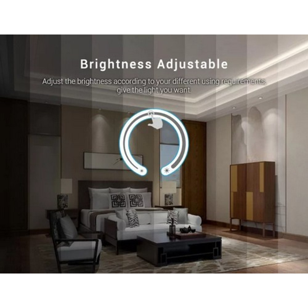 MiLight-MiBoxer FUT087 fali érintős dimmer távirányító 2,4GHz RF elemes