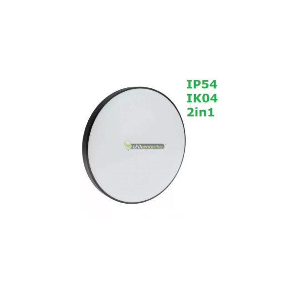 NYMPHEA-2in1-32W-IP54-IK04-led-lampatest.jpg SpectrumLED NYMPHEA 32W IP54 IK04 ütésálló LED lámpa, melegfehér